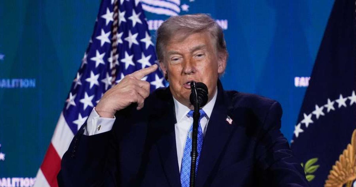 A viral X post claimed firms linked to President Donald Trump and Commerce Secretary Howard Lutnick's families received nearly $9B in US minerals deals (Getty Images)