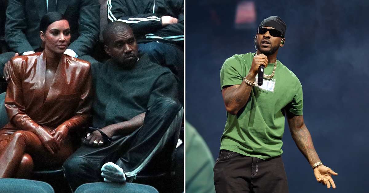 Rapper Skepta wants Kim Kardashian and Kanye West to 'protect your kids' (Pierre Suu/Getty Images and Simone Joyner/Getty Images)