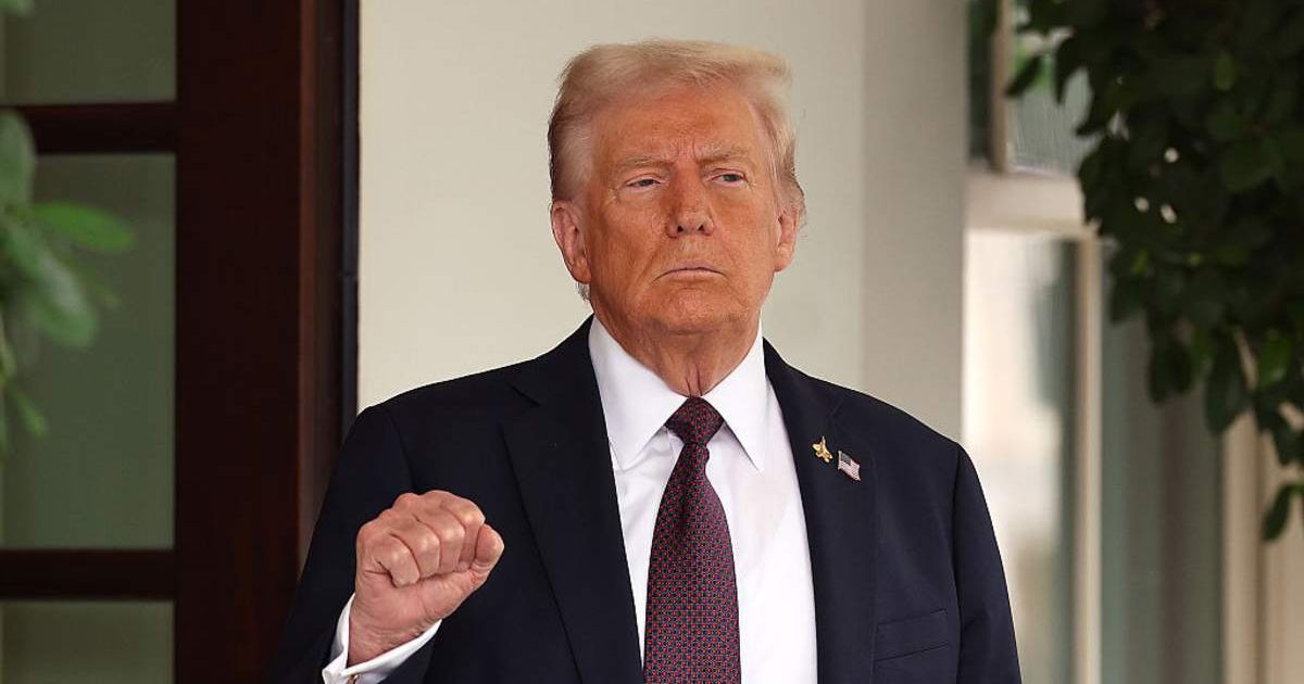 President Donald Trump said a surprise meeting between Washington and Tehran had been scheduled in Doha for June 30 (Getty Images)
