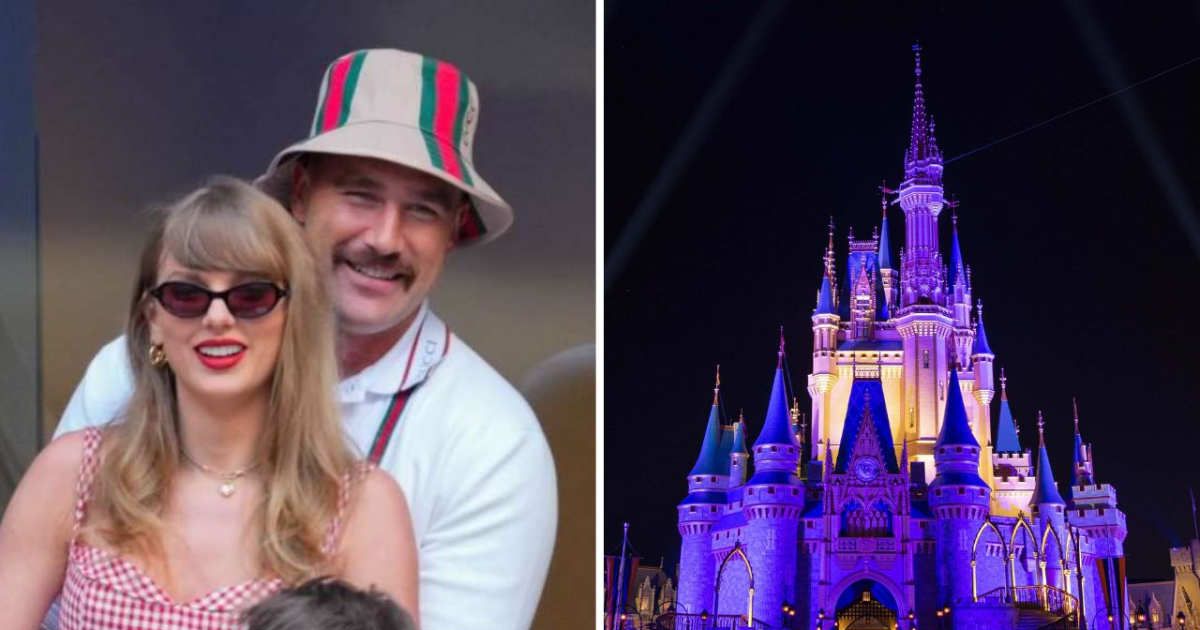 Taylor Swift and Travis Kelce's reported weekend wedding could include a fairytale-inspired castle installation (Getty Images, David Roark/Disney Resorts via Getty Images)
