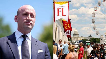Fact Check: Did Stephen Miller open a booth with banner asking, ‘Are you White enough to stay?’