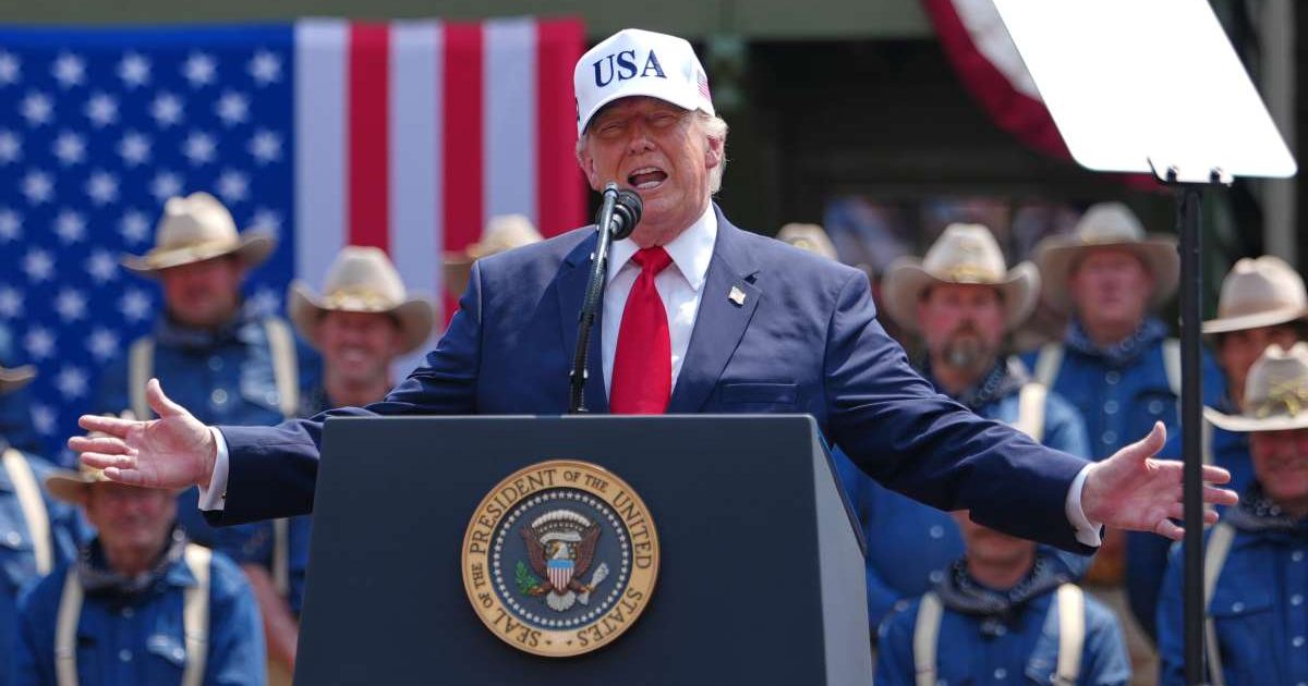 President Donald Trump's financial disclosure reported over $2 billion in 2025 earnings, driven by cryptocurrency ventures, real estate, and golf businesses (AP Photo)