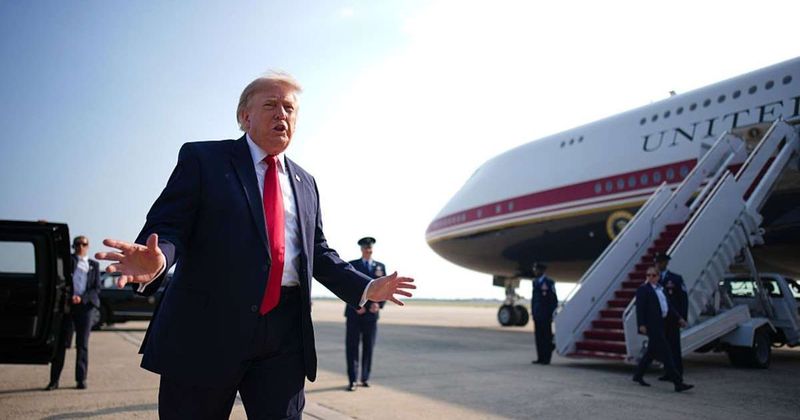 Trump defends Qatari-gifted Air Force One before first flight: ‘We couldn’t build a plane like this’