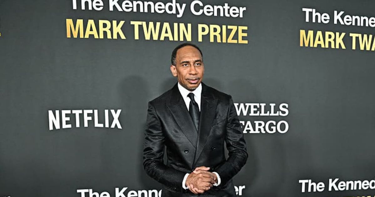 Stephen A Smith encouraged politicians to admit their errors and course correct while attending the 27th Annual Mark Twain Prize for American Humor gala at The Kennedy Center on June 28, 2026, in Washington, DC (Shannon Finney/WireImage)