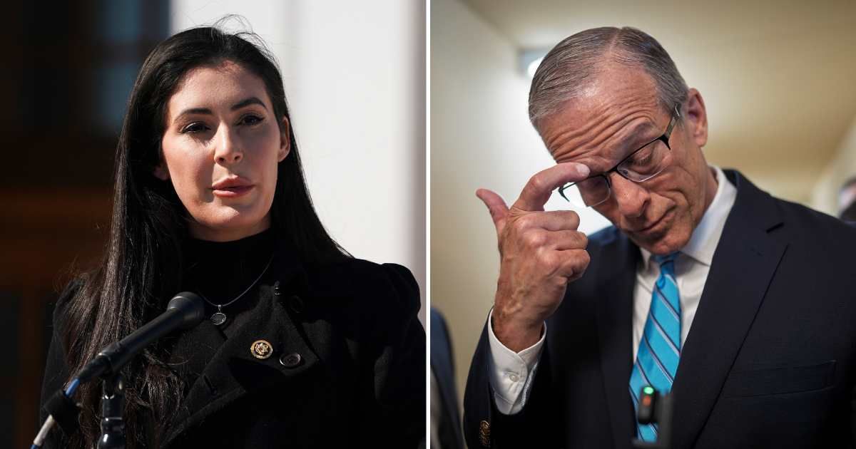 Rep Anna Paulina Luna called Senate Majority Leader John Thune 'very disrespectful', accused him of intentionally rolling the House, and urged Republicans to force the issue (Getty Images, AP Photos)