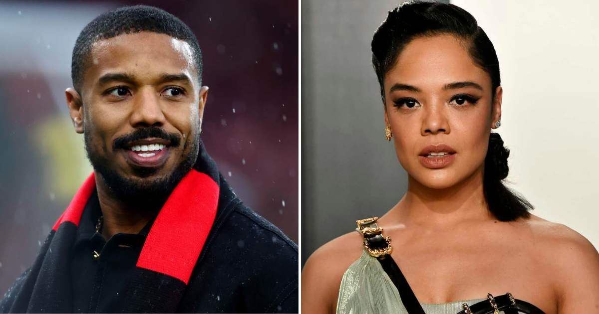 A social media rumor claims that Michael B Jordan and Tessa Thompson are married (Getty Images)
