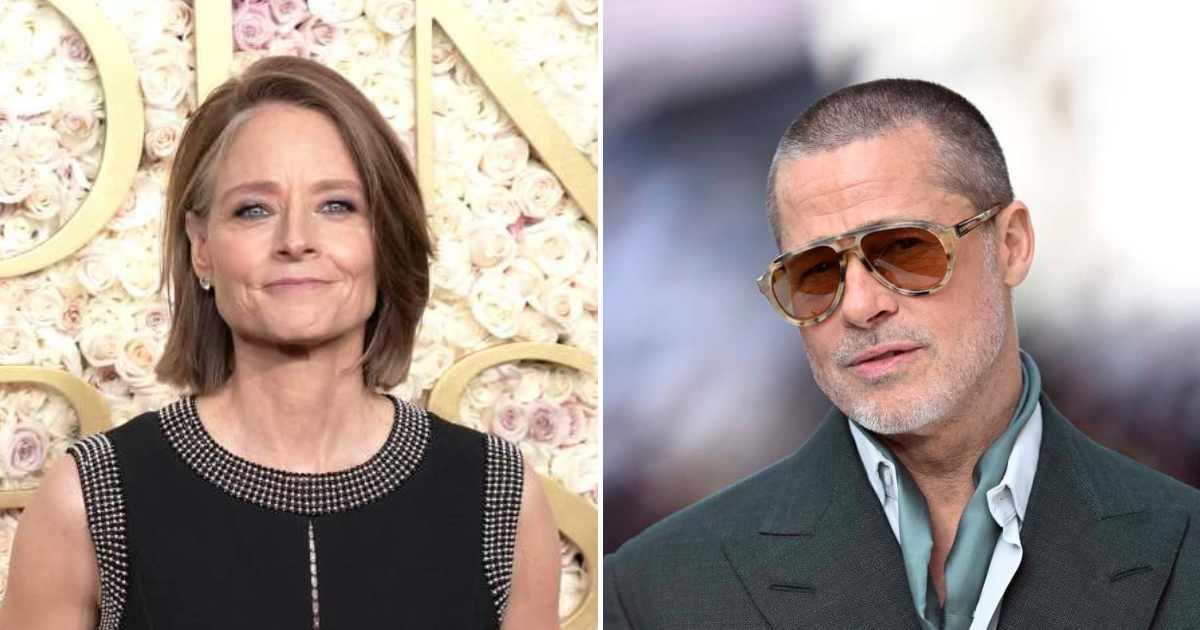 Jodie Foster was seen discussing AI in filmmaking and referencing Brad Pitt’s ‘F1’ (Jeff Kravitz/FilmMagic, Getty Images)
