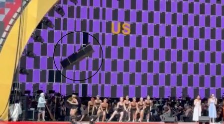 Stage collapses during rehearsal for Trump’s Freedom 250 event narrowly missing performers