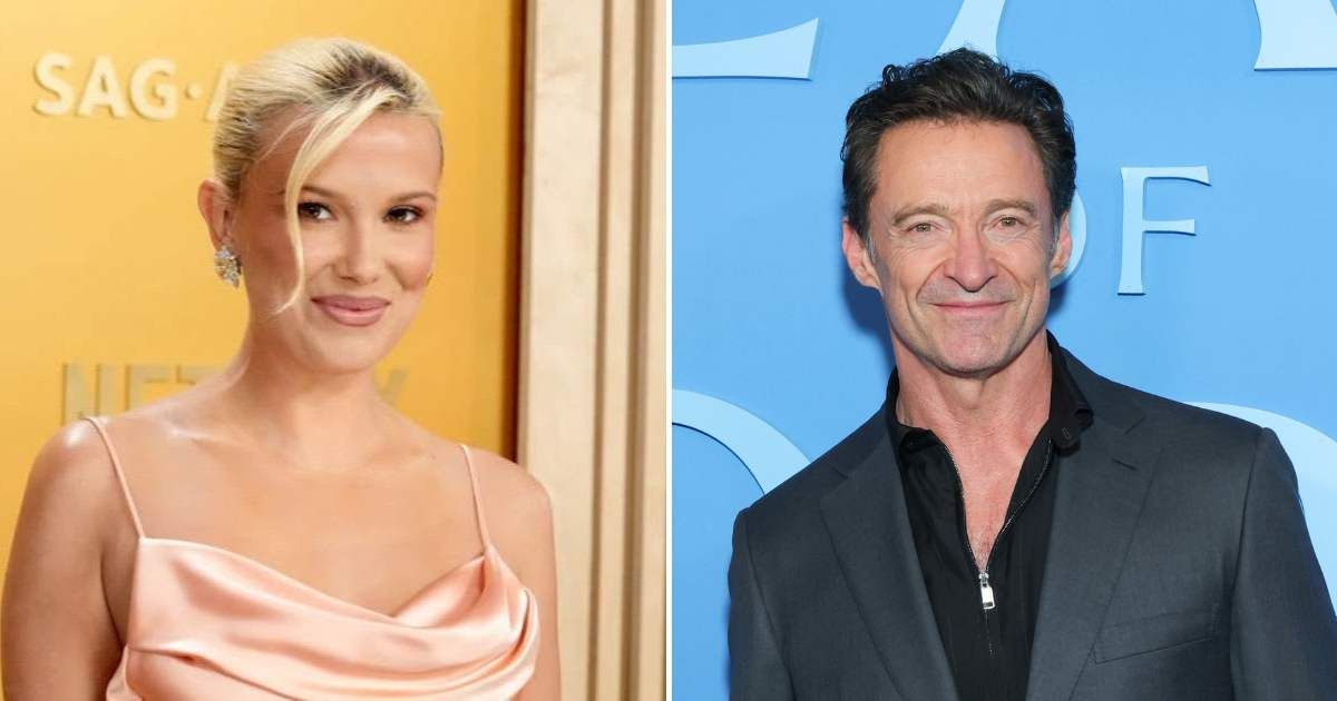 Millie Bobby Brown revealed that she screen-tested with Hugh Jackman when she was around 11 or 12 years old for one of the Wolverine movies (Getty Images)