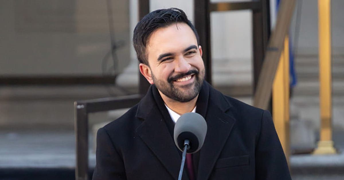 New York Mayor Zohran Mamdani said America's founding ideals had endured authoritarianism while praising immigrants' role in shaping the nation (BG048/Bauer-Griffin/GC Images)