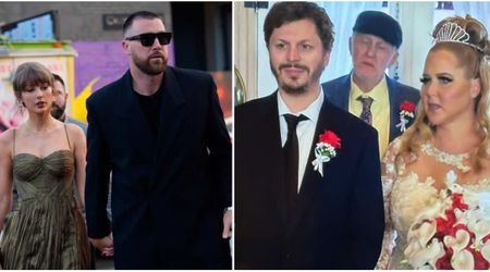 Amy Schumer seemingly trolls Taylor Swift and Travis Kelce's lavish wedding with hilarious jab