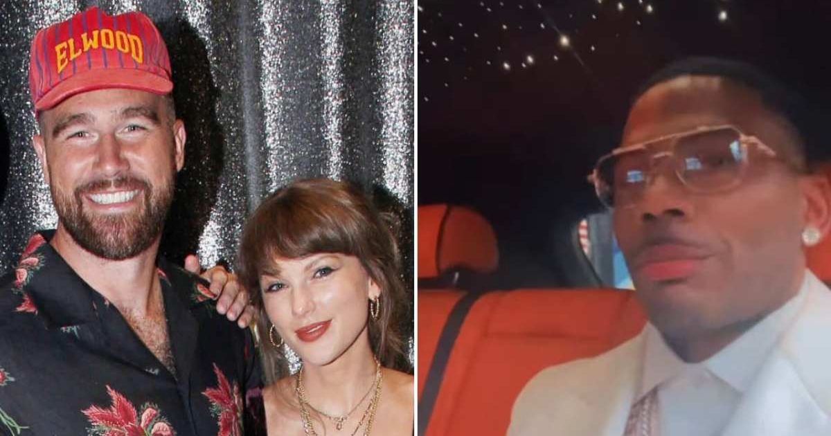 Nelly shared an Instagram Stories video with wife Ashanti after attending Taylor Swift and Travis Kelce's private wedding ceremony (Bruce Glikas/WireImage, @Cornell Hayees Jr) 