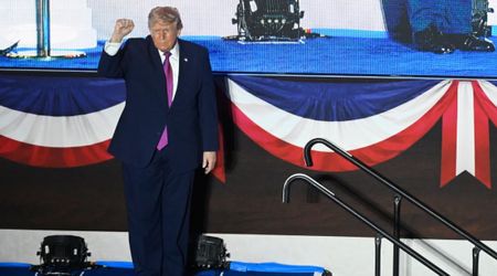 Trump invokes faith at Mount Rushmore speech as he says Americans 'kneeled only before Almighty God'