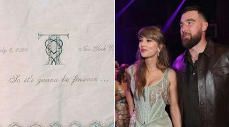 Taylor Swift and Travis Kelce personalize wedding favors with 'T&T' embroidered handkerchiefs
