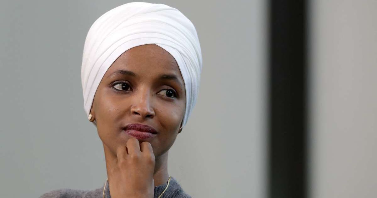 Rep Ilhan Omar said she deeply believes in America's founding ideals and argued patriotism is not measured by unwavering support for those in power (Getty Images)