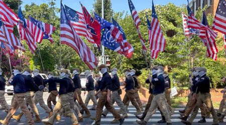 ‘Reclaim America’ chants white supremacist group as members march through DC on Fourth of July