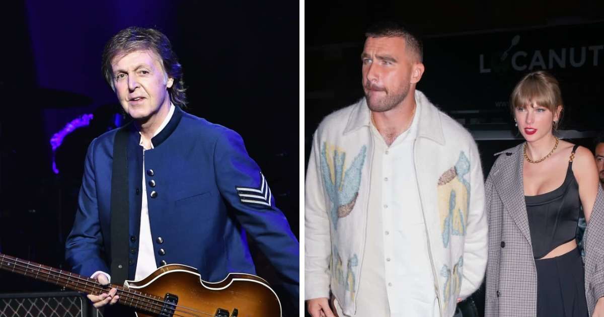 Paul McCartney performed the Beatles' 'I Want to Hold Your Hand' during Taylor Swift and Travis Kelce's wedding reception (Getty Images)