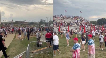 National Mall evacuated as severe weather disrupts preparations for Trump’s America 250 rally