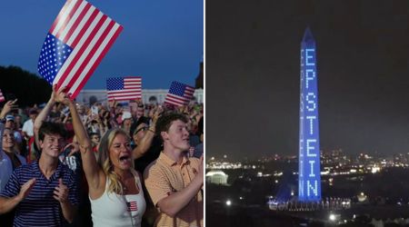 Fact Check: Was 'Epstein' projected onto the Washington Monument on July 4th?