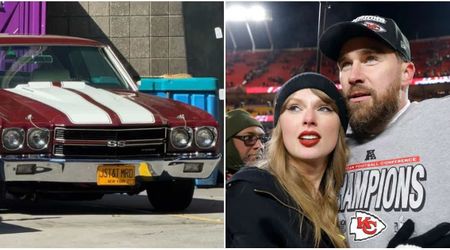 Video shows Taylor Swift-Travis Kelce's wedding car with 'T&T MRD' license plate outside MSG
