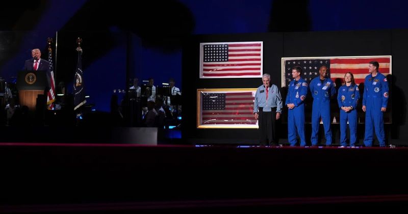 'We are going to Mars very soon': Trump honors Artemis II astronauts at America 250