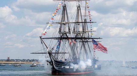 USS Constitution, world's oldest commissioned warship afloat, sails for America's 250th anniversary