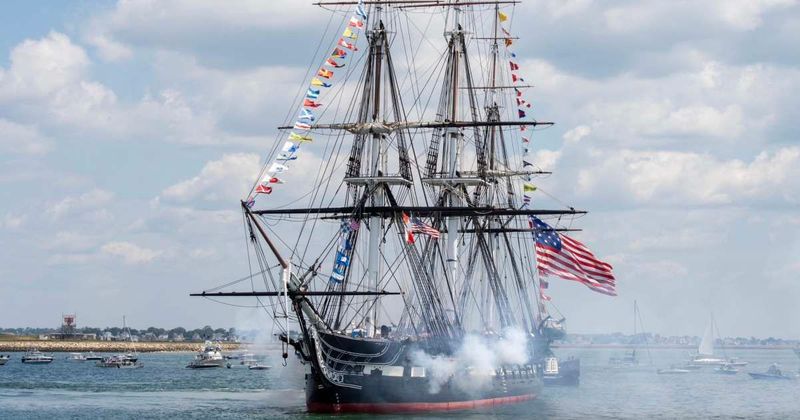 USS Constitution, world's oldest commissioned warship afloat, sails for America's 250th anniversary