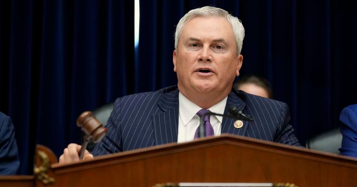 Comer disputed claims that Republicans lack the votes, saying, 'I don't believe that,' before challenging GOP senators over the stalled bill (Getty Images)
