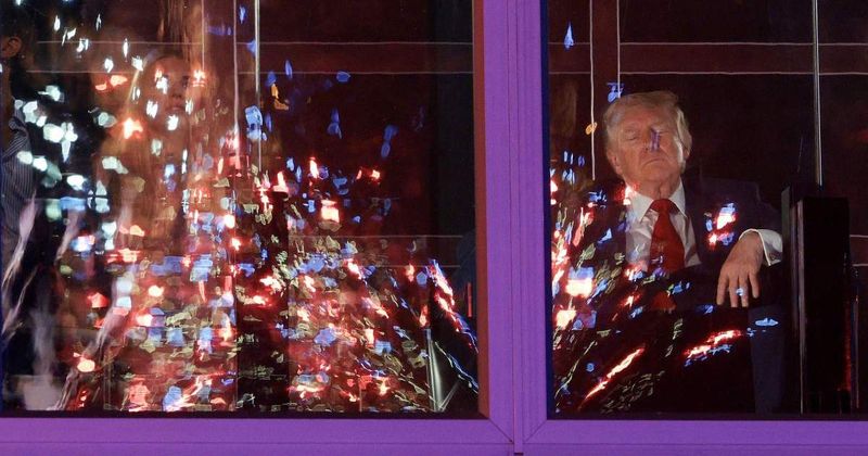 Fact Check: Was Trump seen napping during Freedom 250 fireworks show?