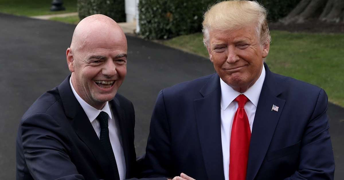 FIFA President Gianni Infantino said he told President Donald Trump the case would be decided by FIFA’s independent judicial bodies through the federation's established legal process (Win McNamee/Getty Images)