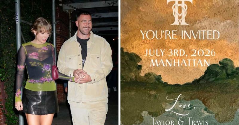 Taylor Swift and Travis Kelce's wedding guest offers first official peek into invitation card