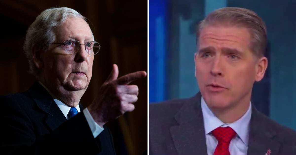Scott Jennings claims he spoke to Mitch McConnell on a phone call, rejects rumors surrounding his death (Getty Images, RedWave Press/X)