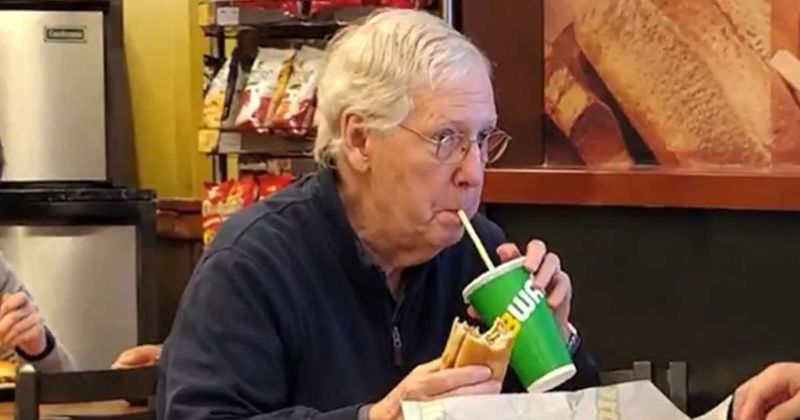Fact Check: Is the viral Mitch McConnell Subway sighting video real?