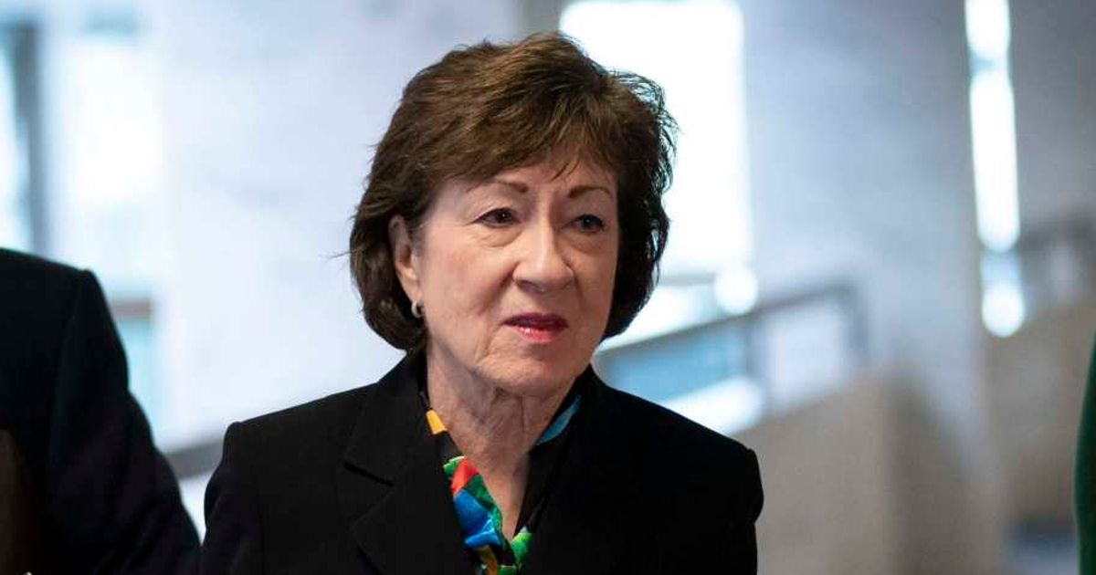 A Democratic campaign ad claims Sen Susan Collins believes insider trading should be legal (Getty Images)