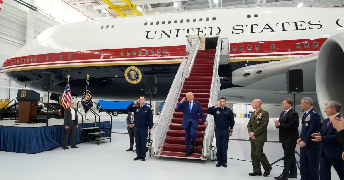 President Donald Trump announced an unexpected change to his return flight plans after concluding meetings in Turkey (AP Photo/Manuel Balce Ceneta)