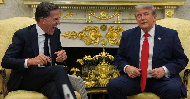 Reporter confronts NATO head, asks if praising Trump is costing him his 'self-respect'