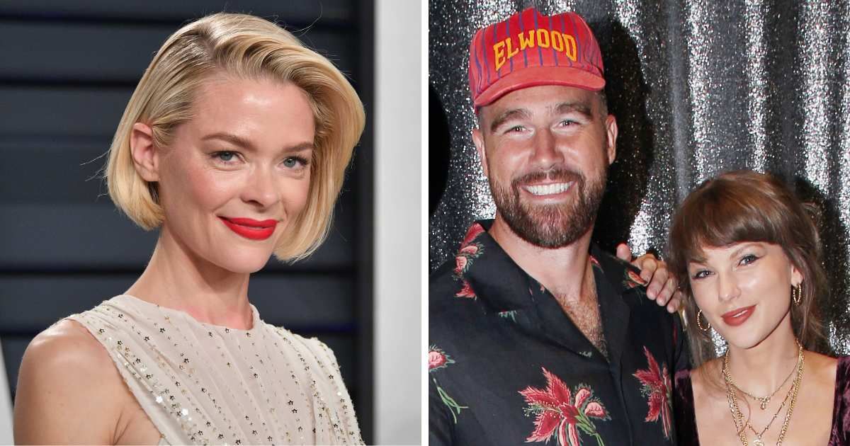 Jaime King addressed speculation over Taylor Swift after questions arose about why her son, Leo Thames Newman, missed Swift and Travis Kelce's wedding (Getty Images)