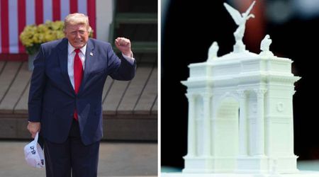 Trump's 250-foot arch wins initial approval despite warning it could 'shift focus' from Arlington