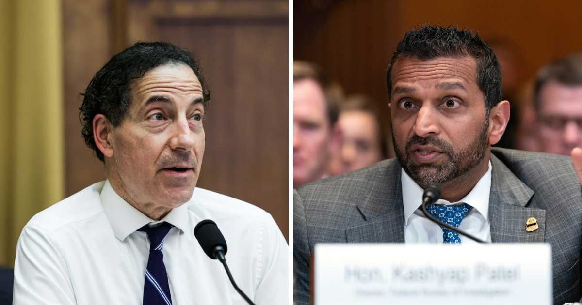 Rep Jamie Raskin said the controversy over Kash Patel's travel spending distracted from the FBI's core responsibilities (Getty Images/AP Photo)