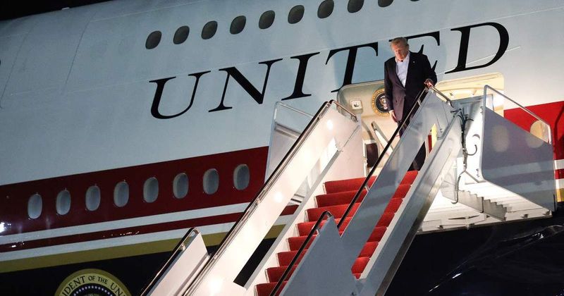 Fact Check: Did Trump leave his Qatari plane after Iranian hackers hijacked its TVs?