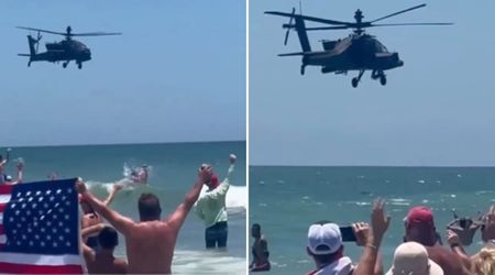 Pentagon reverses course, reinstates Apache pilots after 'frivolous' July 4 beach flyby backlash