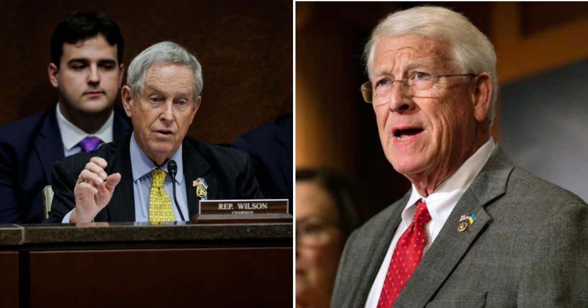 Rep Joe Wilson rallied South Carolina's House delegation against Sen Roger Wicker's opposition to hosting a 2027 US-European security conference (Getty Images)