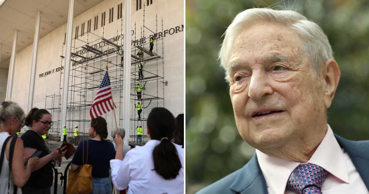 A viral social media post claims that the judge who ordered the removal of Trump's name from the Kennedy Center was bribed by George Soros (AP Photo, Getty Images)