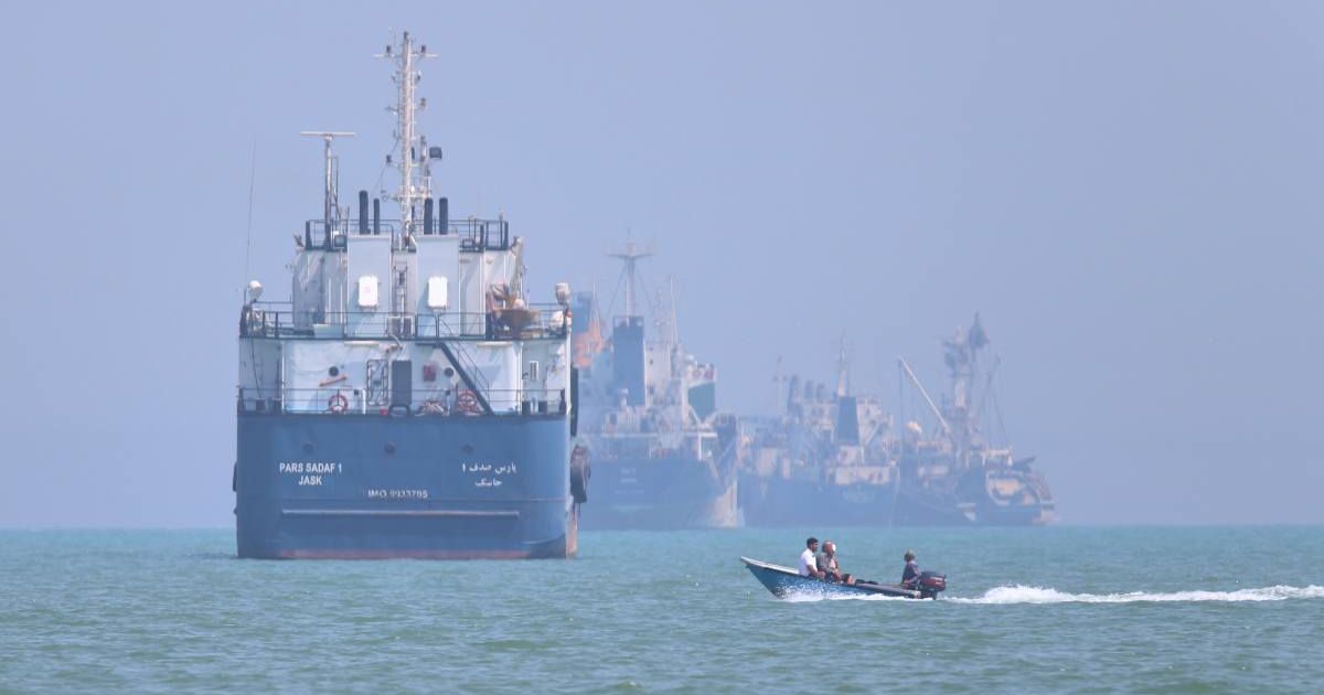 Commercial vessels were seen transiting the Strait of Hormuz after reported back-channel diplomatic outreach (Amirhosein Khorgooi/ISNA via AP)