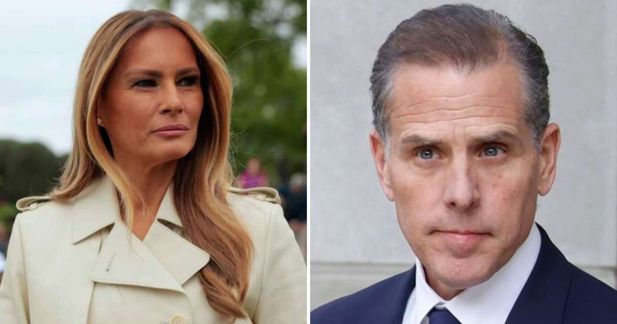 Hunter Biden publicly commented on Melania Trump's reported $1 billion legal threat during a recent podcast interview (Getty Images)