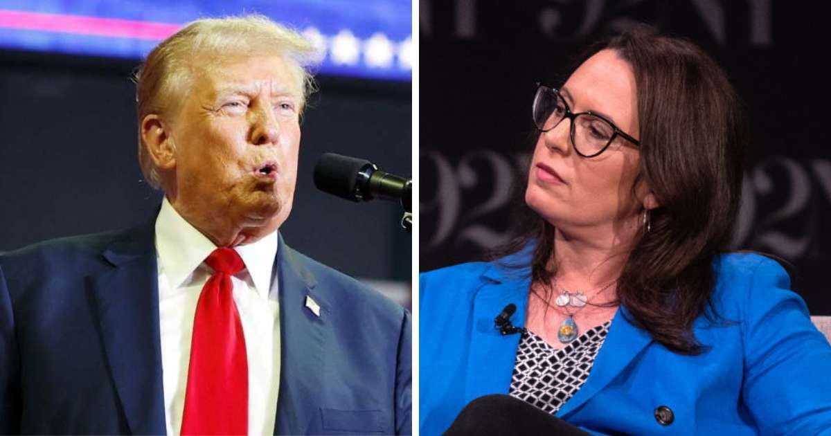 President Donald Trump attacked New York Times reporter Maggie Haberman, called her work 'Fake News', and touted his physical and cognitive health (Getty Images)