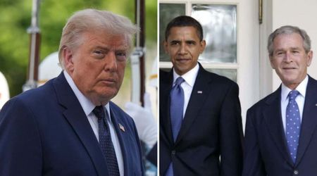 Trump's approval rating tops Obama's and Bush's at same point in second term, polling average shows