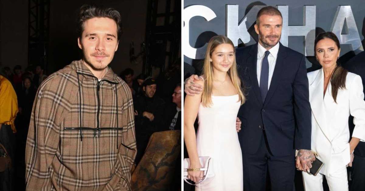 Brooklyn Beckham missed Harper Beckham's 15th birthday, fueling fresh speculation that the Beckham family feud remains unresolved (Dave Benett/Getty Images for Burberry, Samir Hussein/WireImage)