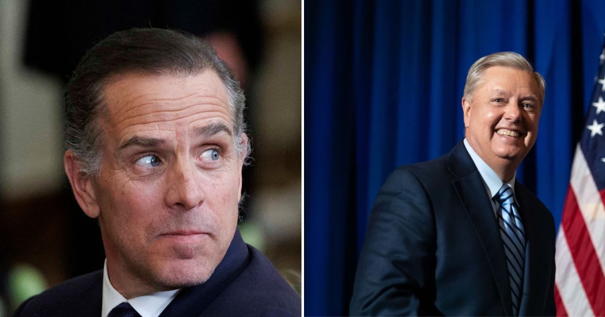 Hunter Biden honored the late Sen Lindsey Graham by recalling a time when political rivals fiercely disagreed yet remained close friends (Getty Images)