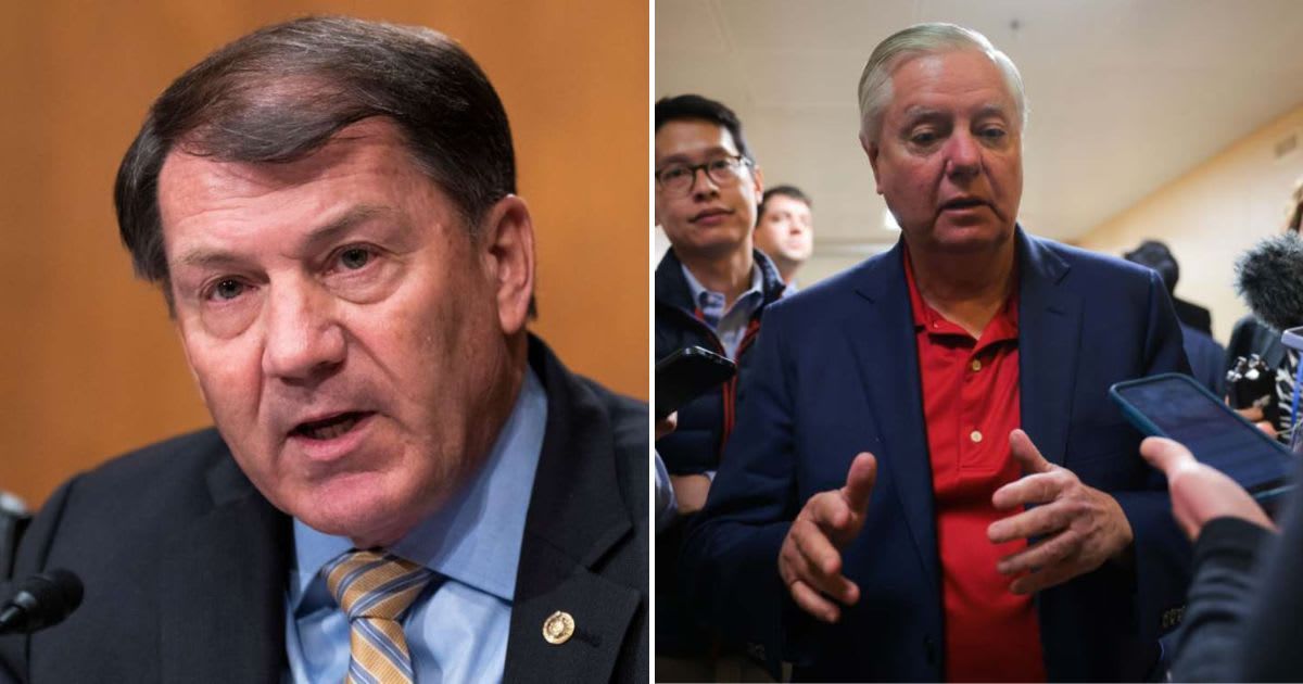 Sen Mike Rounds said Lindsey Graham believed he was making 'great strides' on a Russia sanctions bill before his death (Getty Images)